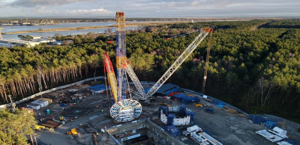 Super-Grand Tunnelier Slurry CREG 306 Traversée de Rivière