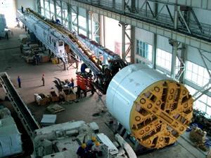 TBM machine assembly